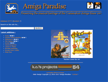 Tablet Screenshot of amiga-paradise.com